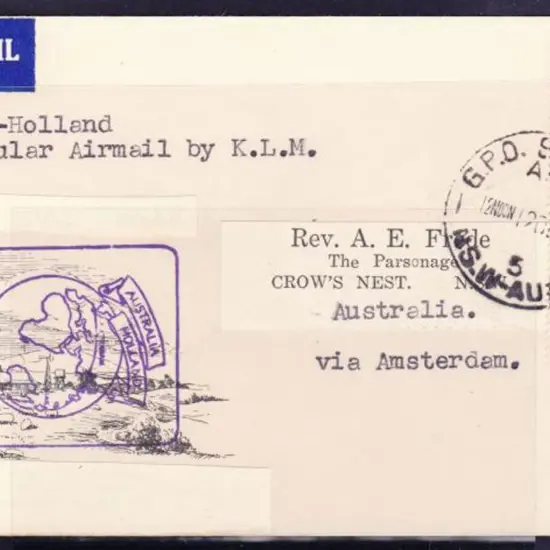 1951 (7th Dec) ditto but illust cover with cachet ...