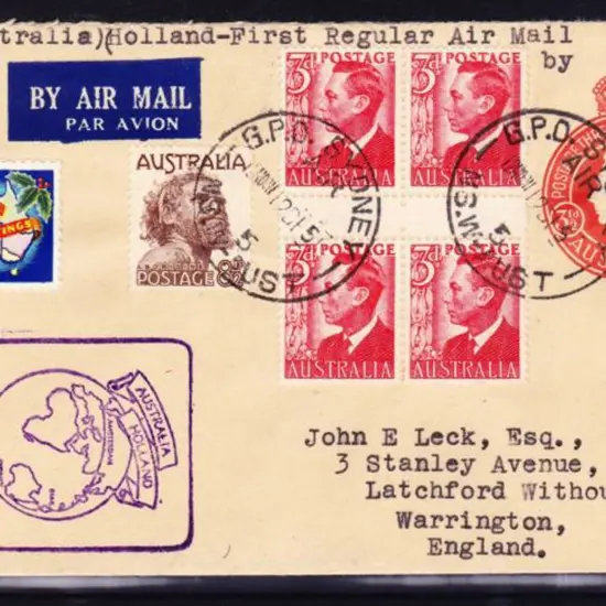 1951 (12th Dec) ditto but 3½d KGVI embossed env ...