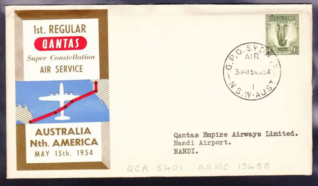 1954 (15th May) Australia to Canada & return plus ... Image 1++