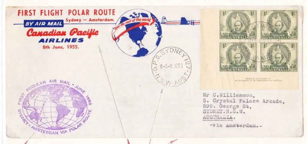 1955 (8th June) ditto but with 1/- Mitchell ... Image 1++