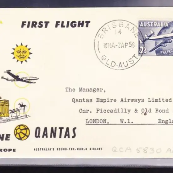 1957 (10th June) - 1987 (1st April) Qantas range ...