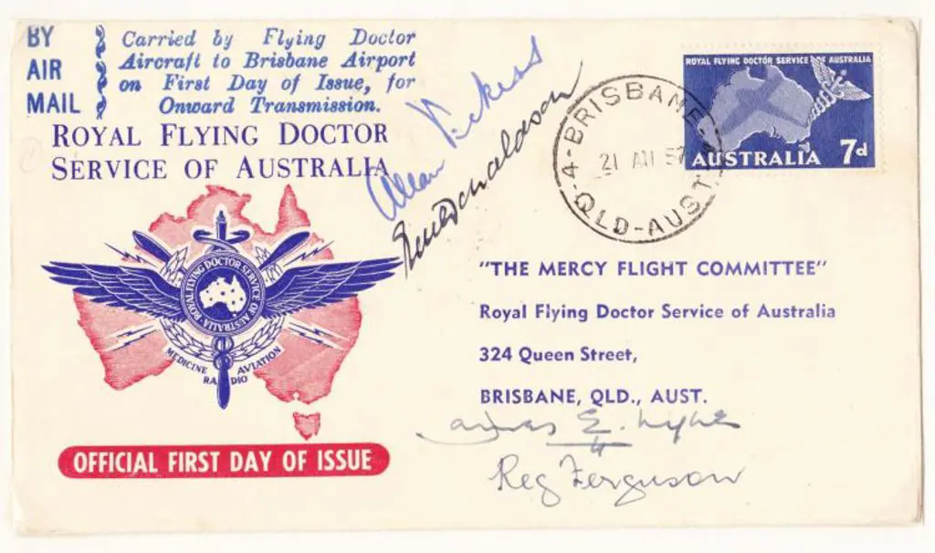 1957 (21st Aug) Royal Flying Doctor Service ... Image 1++