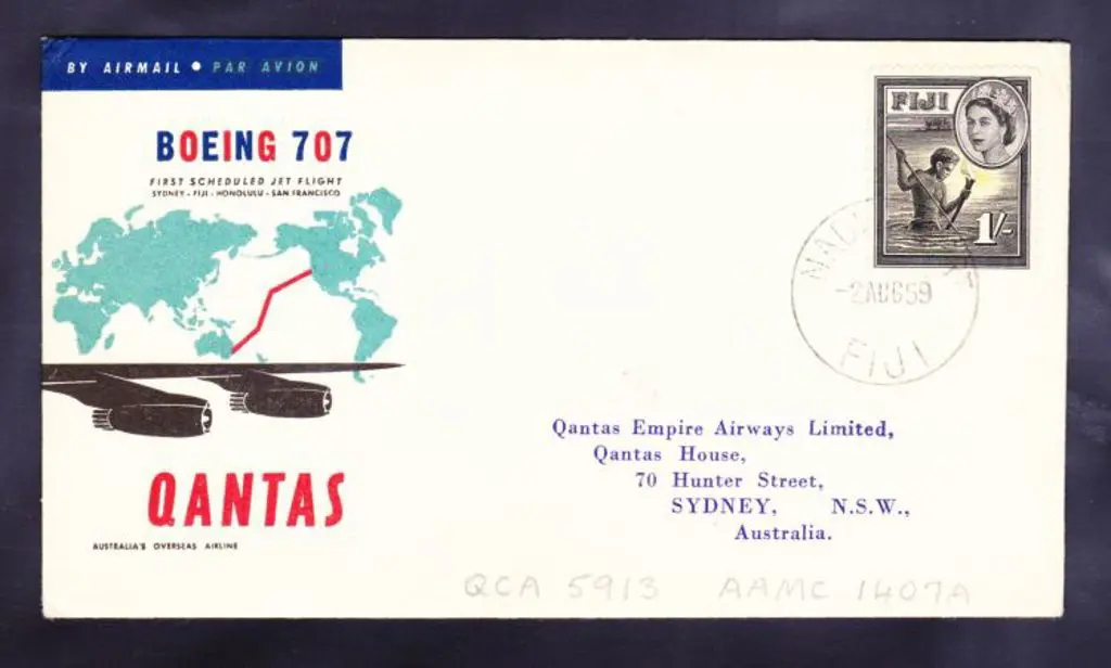 1959 (29th July) Australia to United States & ... Image 1++