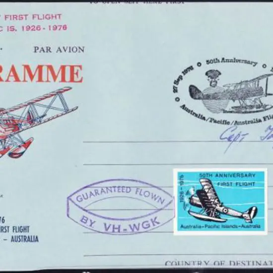 1976 (26th Sept) Melbourne to PNG 25c Aerogramme ...
