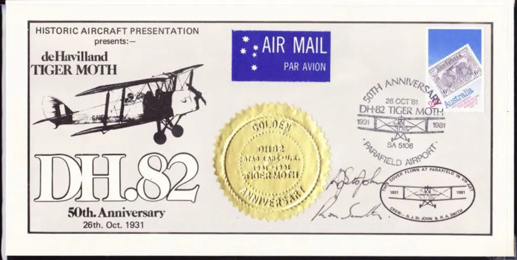 1981 (26th Oct) Aldinga to Parafield DH.82 Tiger ... Image 1++