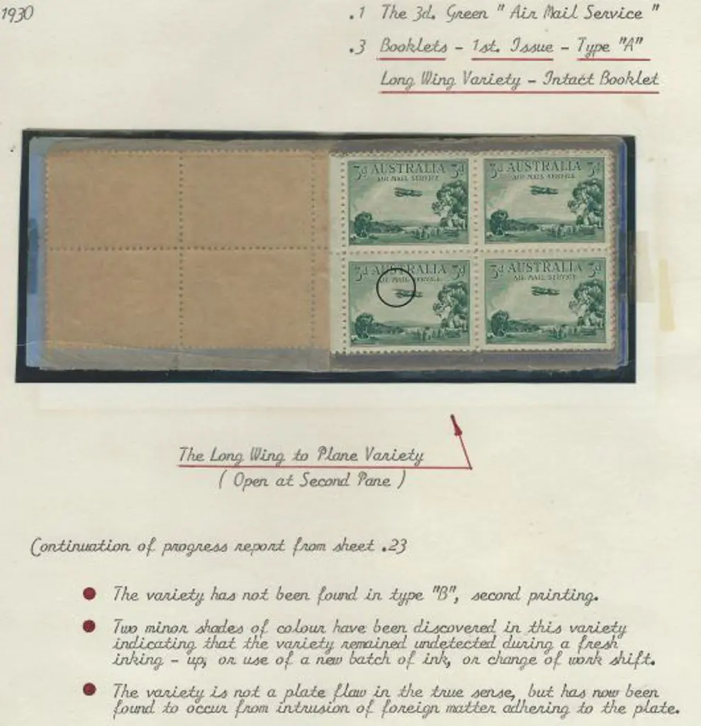 1930 ditto but on second pane. ACSC BW136d, SG ... Image 1++