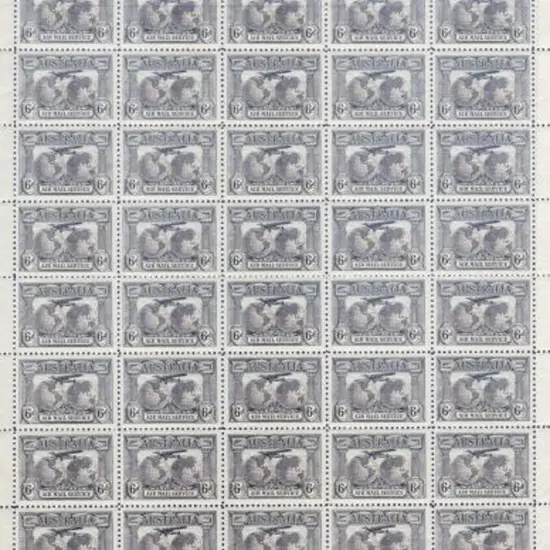 1931 (4th Nov) 6d Kingsford Smith Air Mail Service ...