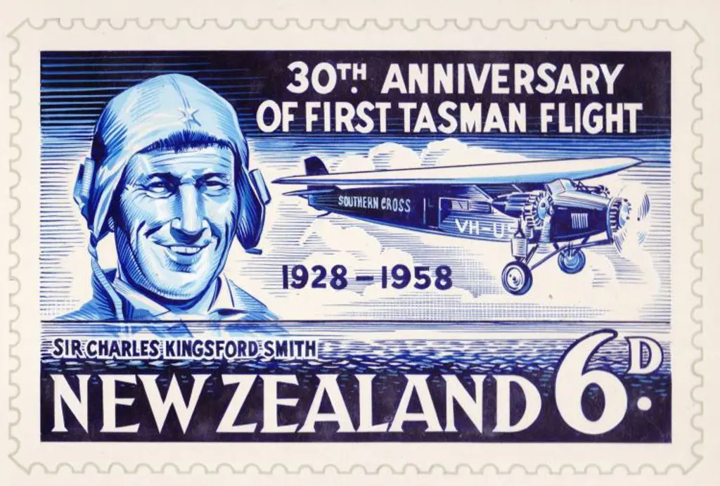 New Zealand 1958 (27th Aug) 6d 30th Anniv of ... Image 1++