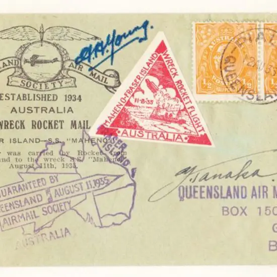 1935 (11th Aug) Fraser Island to the wreck of the ...