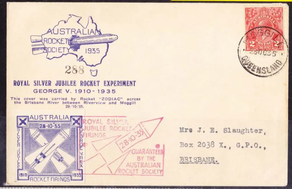 1935 (28th Oct) Royal Silver Jubilee Rocket ... Image 1++