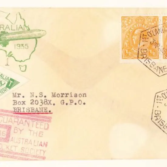 1936 (24th Sept) ditto but cover No. "1" with 2 x ...