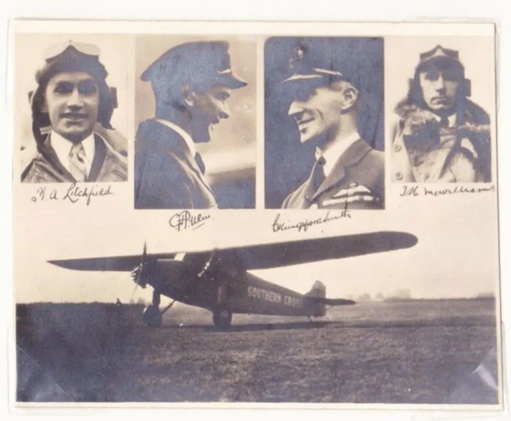 1929 Kingsford Smith, Charles Ulm, HA Litchfield & ... Image 1++