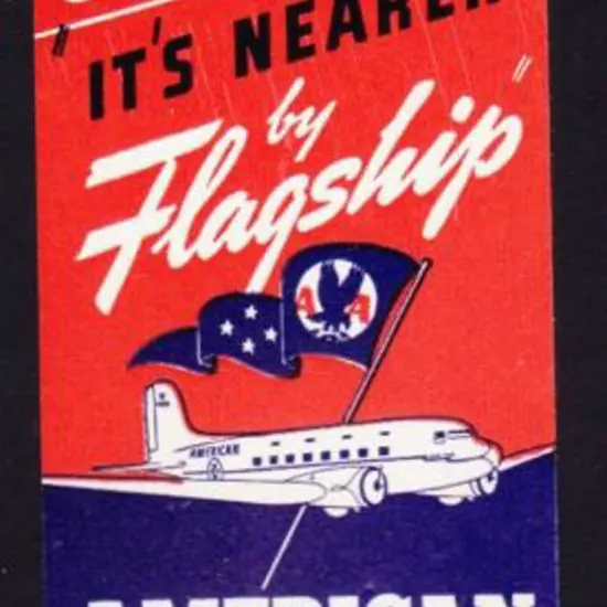 1950's USA "Fly to the Convention It's Nearer by ...