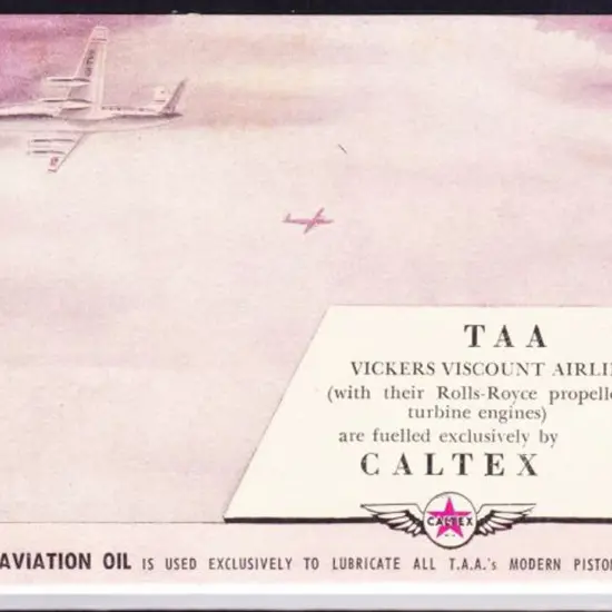 1960's Advertising card for Castrol RPM Aviation ...