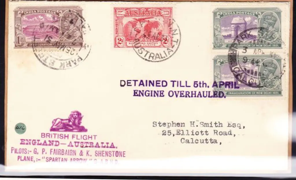 1931 (19th Feb) Calcutta to Darwin flight by P ... Image 1++