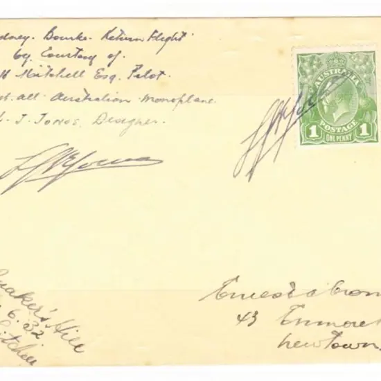 1932 (13th June) Sydney to Bourke to Sydney ...