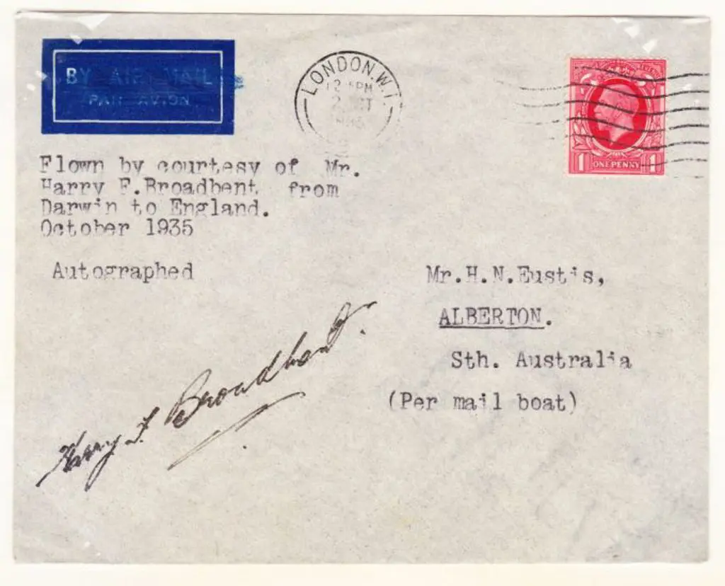1935 (10th Oct) Australia to England flight by ... Image 1++