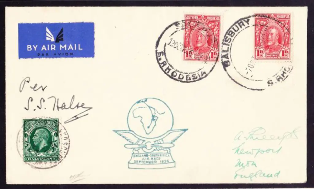 1936 (28th Sept) Schlesinger Air Race cover ... Image 1++