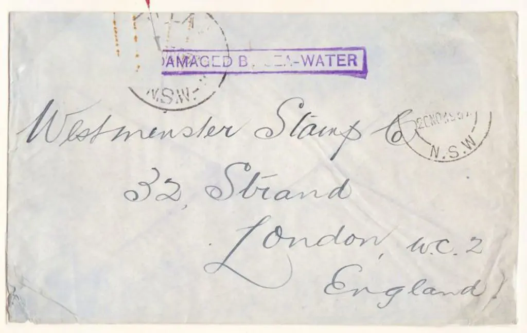 1937 (4th Dec) Imperial Airways Australia to ... Image 1++