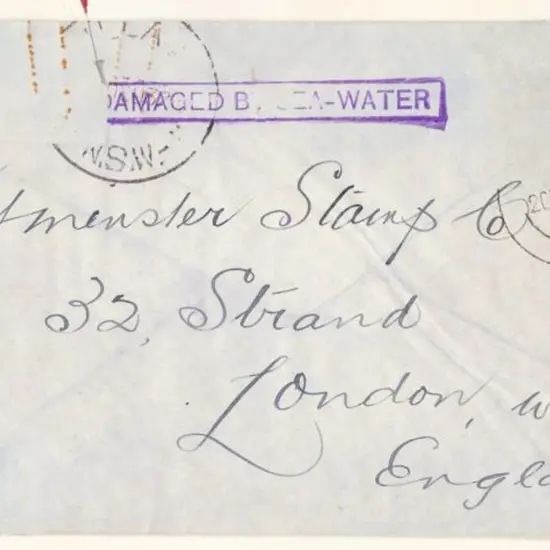 1937 (4th Dec) Imperial Airways Australia to ...
