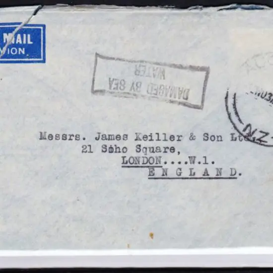 1937 (4th Dec) ditto but single cover with a 2 ...