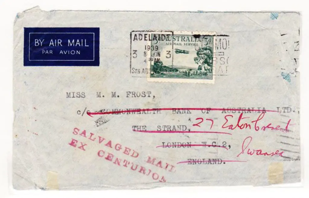 1939 (8th June) ditto bit with cachet on front & ... Image 1++