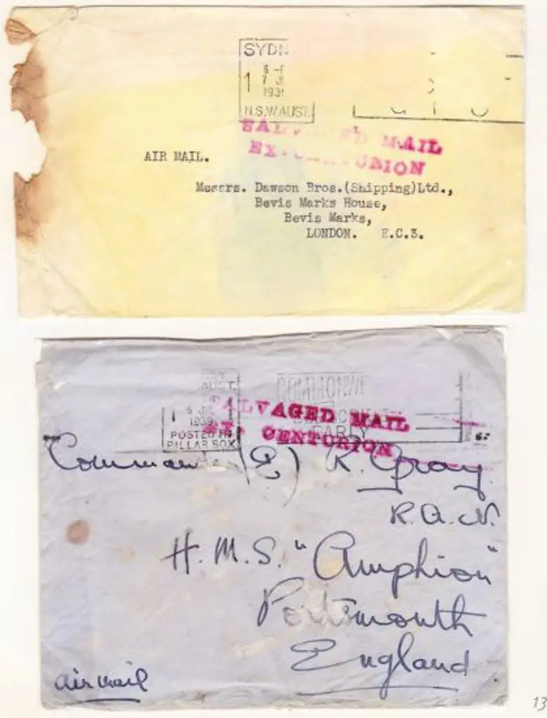 1939 (8th June) ditto but 2 covers both with red ... Image 1++