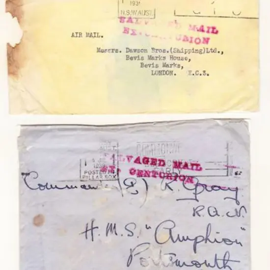 1939 (8th June) ditto but 2 covers both with red ...