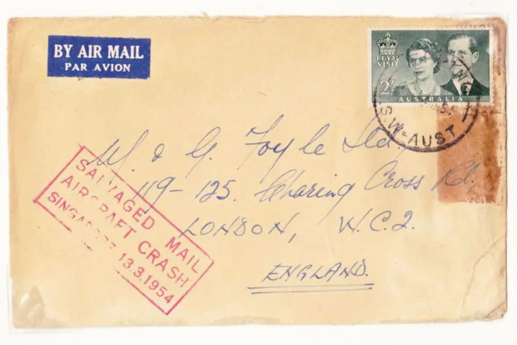 1954 (13th Mar) ditto with red cachet & 2½d Royal ... Image 1++
