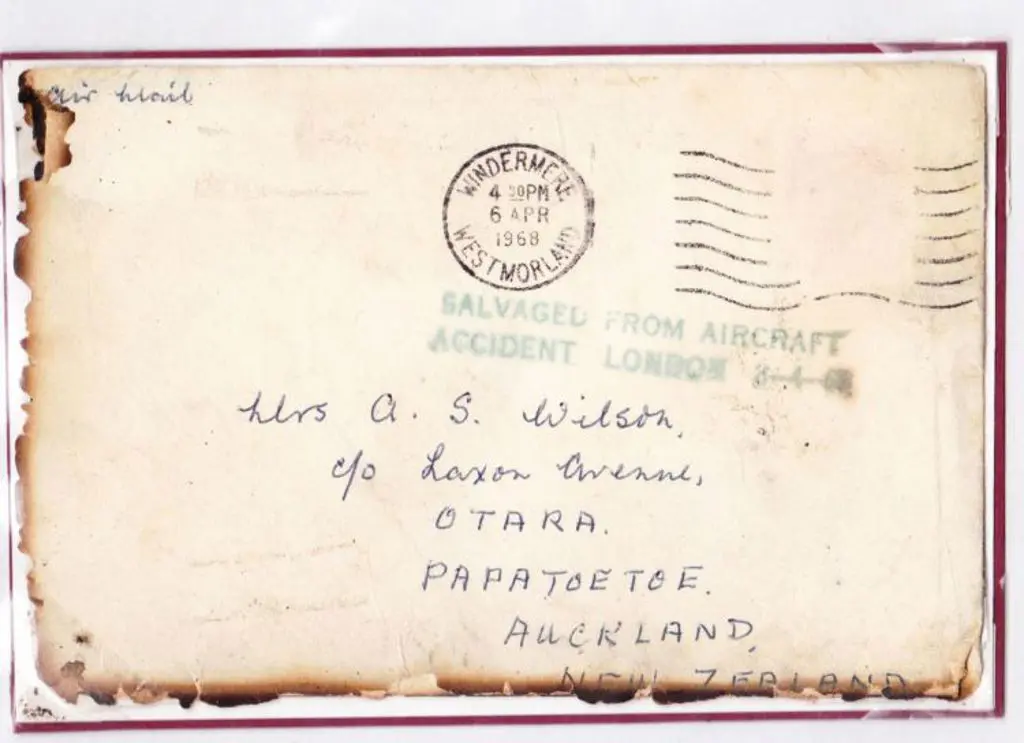 1968 (8th April) ditto but env badly burnt with ... Image 1++