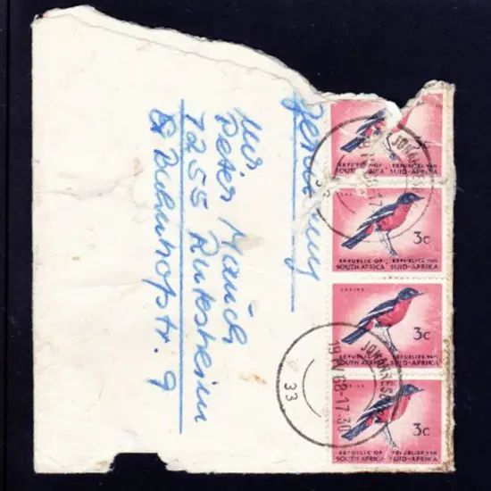 1968 (19th April) Windhoek SAA Being crash. ...