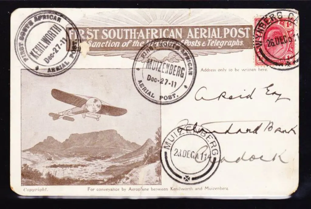 1911 (26th Dec) First Aerial Post souvenir card ... Image 1++