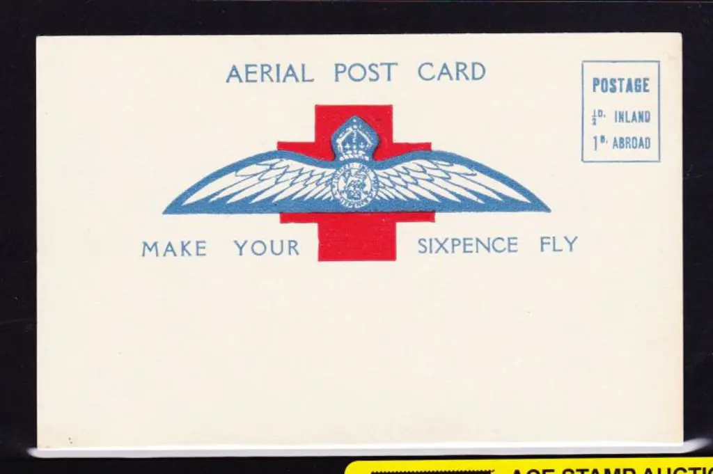 1918 (Oct) Aerial Post Card "Make Your Sixpence ... Image 1++