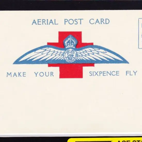 1918 (Oct) Aerial Post Card "Make Your Sixpence ...