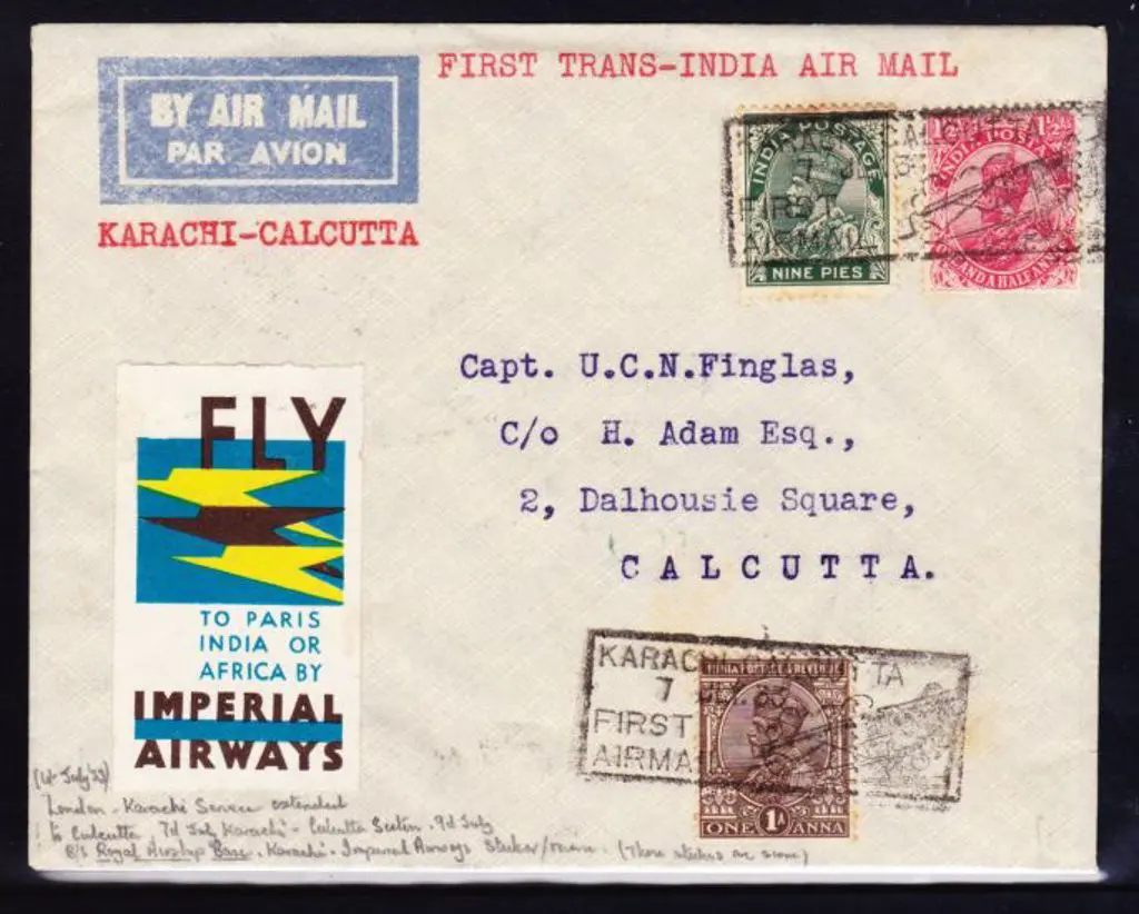 1933 (2nd July) ditto but reversed flight from ... Image 1++
