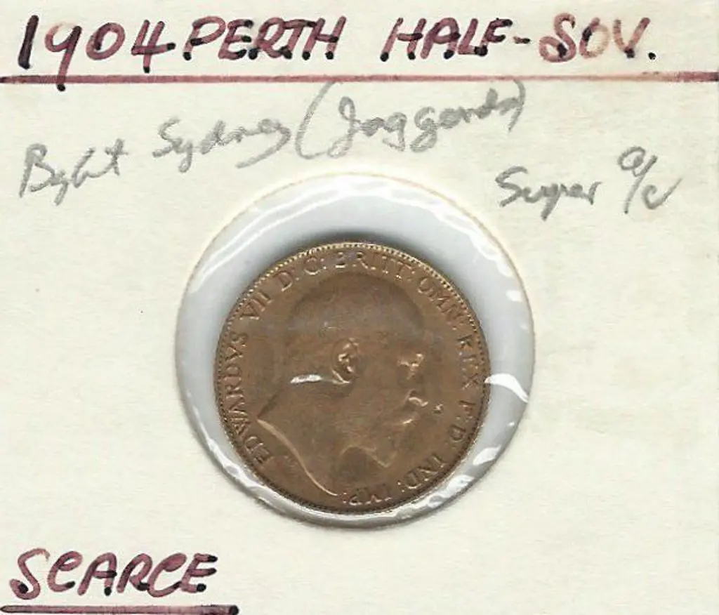 1904 KEVII Half Sovereign from Perth. F/EF Image 1++