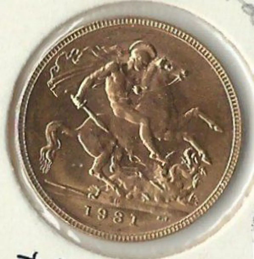 1931 KGV Sovereign from Perth. Unc Image 1++