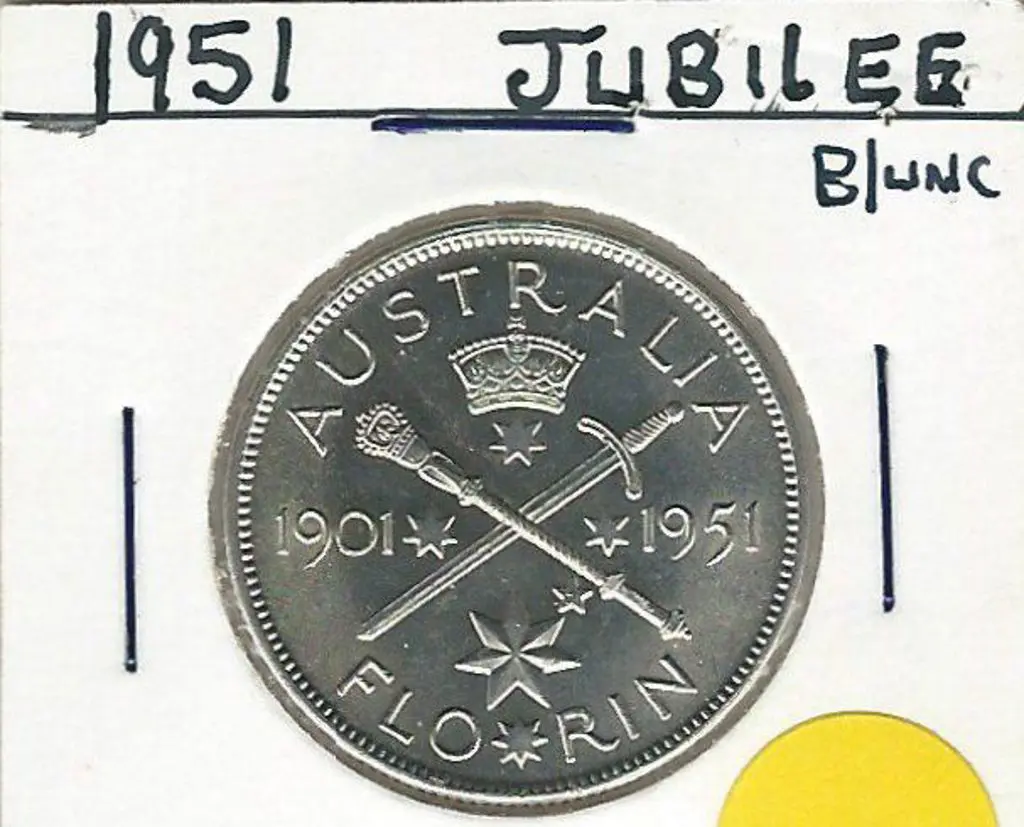 1951 Jubilee Florin. Choice Unc Image 1++