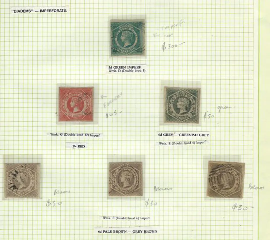 NSW KEVII duty stamps & other fiscals neatly ... Image 1++