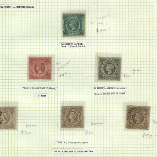 NSW KEVII duty stamps & other fiscals neatly ...