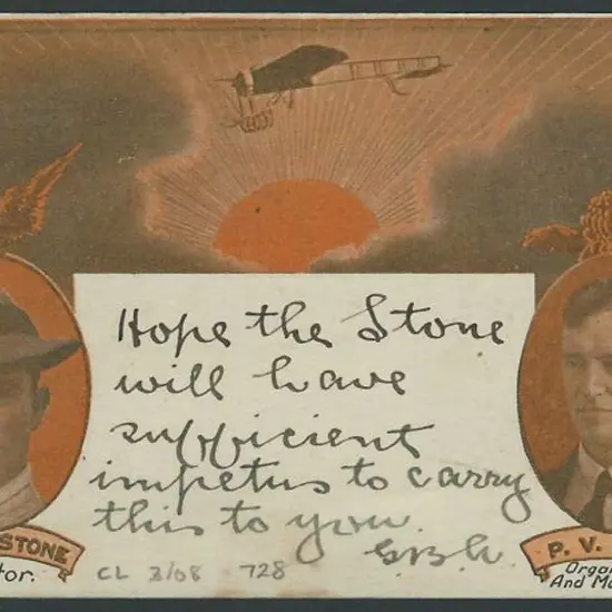 1914 (June) Melbourne to Sydney Wizard Stone ...