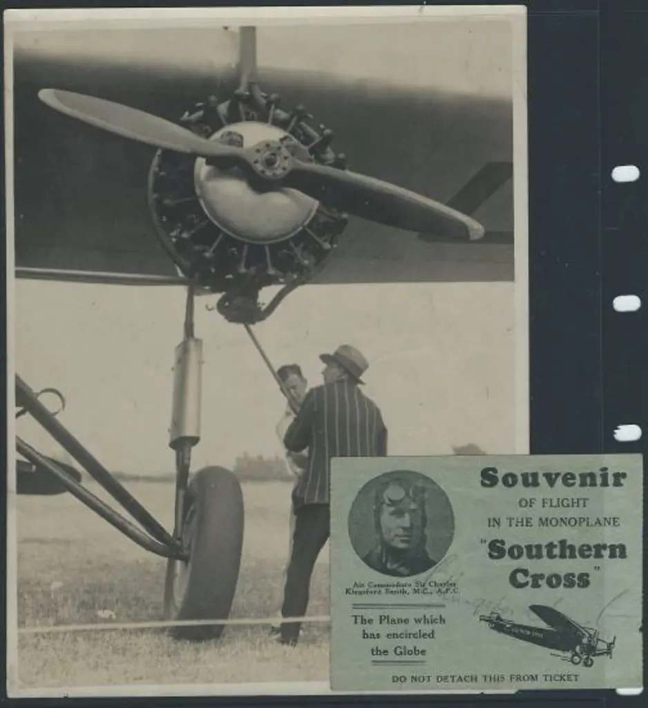 1930's "Souvenir of Flight in the Monoplane ... Image 1++