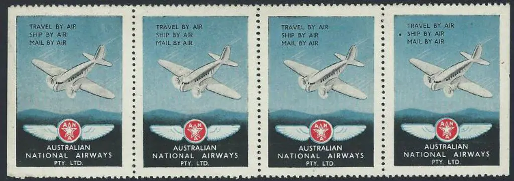 1930's Australian National Airways Pty Ltd "Travel ... Image 1++