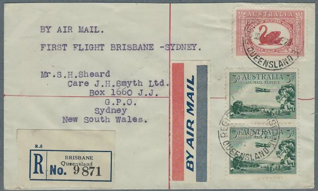 1930 (1st Jan) Brisbane to Sydney return flight by ... Image 1++