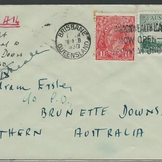 1930 (20th Feb) Camooweal to Brunette Downs ...