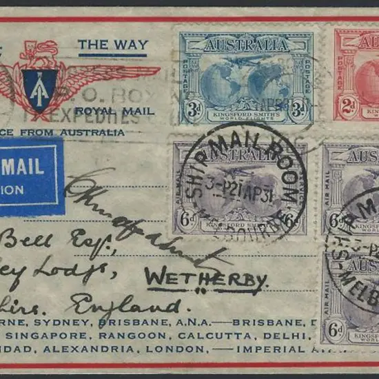 1931 (21st Apr) First "All The Way by Air" ...