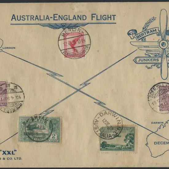 1932 (2nd Jan) Australia to Germany by Hans ...
