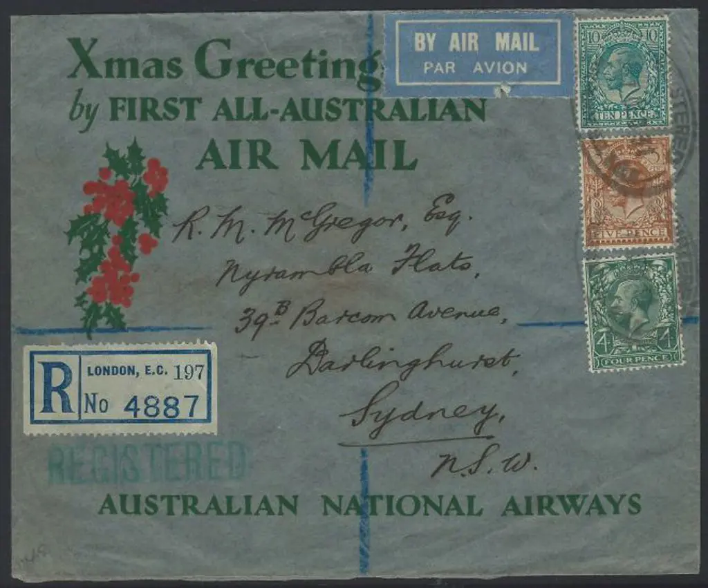 1932 (7th Jan) England to Australia "First All ... Image 1++