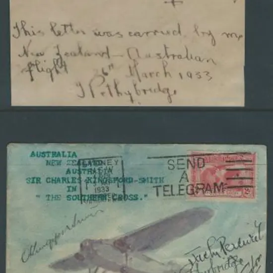 1933 (26th March) Sydney to New Zealand departing ...