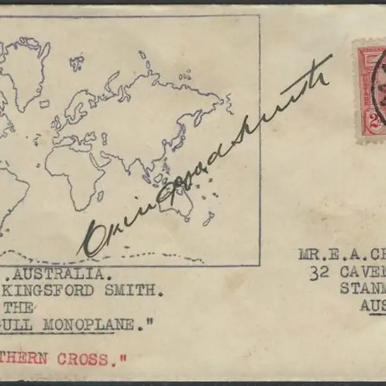 1933 (4th Oct) England to Australia Kingsford ...